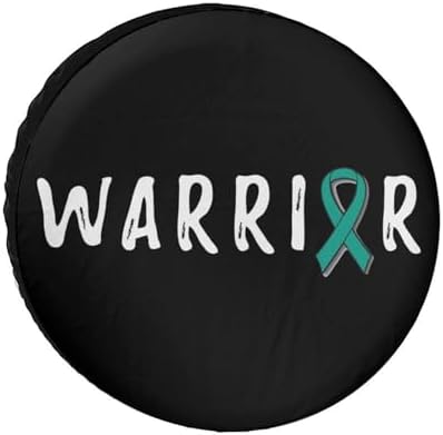 Warrior Ovarian Cancer Awareness Tire Covers, Dust-Proof Weatherproof Wheel - Image 7