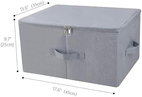 17.6 X 13.6 X 9.7", Folding Closet Clothes Storage Boxes - Image 2