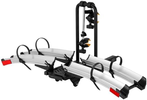 IKURAM R 2 Bike Hitch Mount Platform Carrier, 200 lbs by IKURAMR