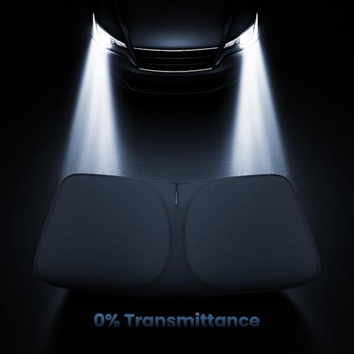 Magnelex Windshield Sun Shade for Nissan Kicks 2018-2024, Foldable Car Window - Image 4