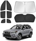 Canvcle Window Shades for 2014-2018 Subaru Forester Accessories Windshield Sun by Canvcle