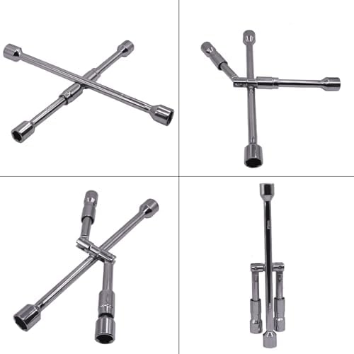14-Inch Foldable 4-Way Lug Wrench Set - Image 3