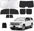 9PCS Car Window Shades for Chevy Suburban 2021-2025, Full Set Windshield Side by Unknown