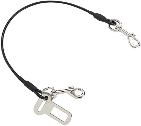 Chew Proof Dog Car Seatbelt Safety Restraint Stainless Steel Tether Cable by Mogoko