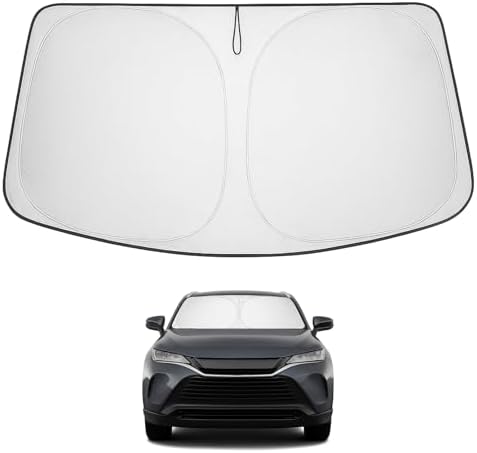 Proadsy Custom Fit 2021-2024 Toyota Venza Windshield Sun Shade, Blocks Heat by Proadsy