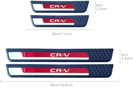 4Pcs Car Door Sill Protector Trim - Image 3