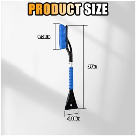 27" Snow Brush and Ice Scrapers - Image 2