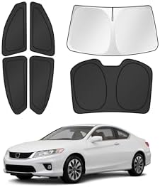 Canvcle Window Shades for 2013-2017 Honda Accord Accessories Windshield Sun by Canvcle
