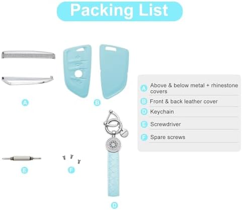 for BMW Key Fob Cover with Keychain - Image 7