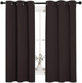 NICETOWN Triple Weave Blackout Curtains, 2 Panels, 42 x 63-in, Toffee Brown by NICETOWN