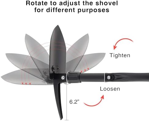 Folding Shovel, Collapsible Shovel - Image 2