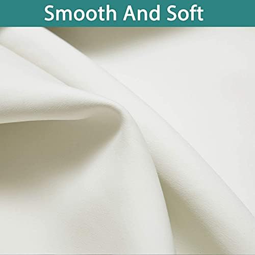 Yakamok Cream 100% Blackout Patio Door Curtain Panels W70 x L84, 1 Panel - Image 7