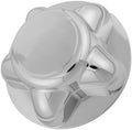 7" Wheel Center Cap with 5-Lug Steel Wheel Chrome by snobli