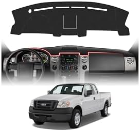 Cartist Black Dash Cover for Ford F-150 F150 2004-2008 Dashboard Cover Mat by cartist