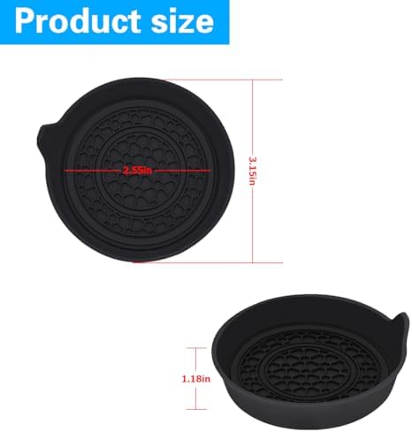 Mandark 4PCS Car Cup Holder Coaster, 2.75 Inch Non-Slip Vehicle Cup Holder - Image 2