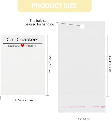 Vcekract 100Pcs Car Coaster Packaging - Image 3