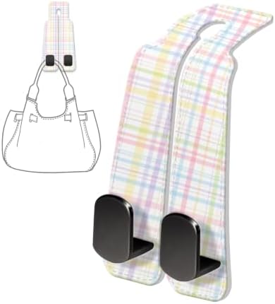 PU Leather Car Seat Hook, Storage Headrest Hanger, Cute Car Backseat Organizer - Image 6