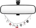 Rearview Mirror Charm for Car Stainless Steel Cable Chain by BEAMARKER