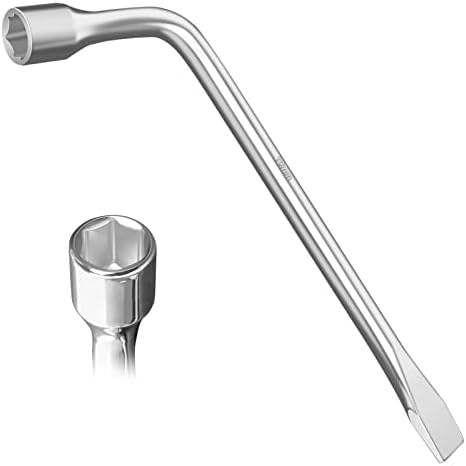 19mm Tire Iron Lug Wrench: L-type Lug Nut Wrench by TONGZE