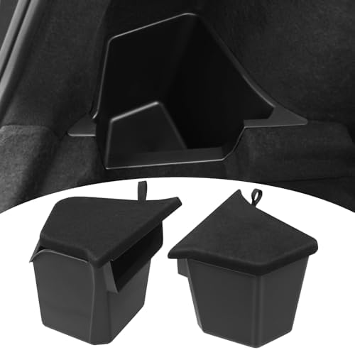 Trunk Storage Bins with Lids for 2026 Tesla Model Y Juniper 5 Seater, Rear by Abystar