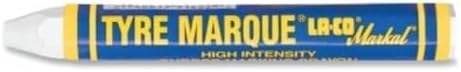 TYRE MARQUE RUBBER MARKING CRAYONS WHITE by Markal