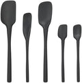 Tovolo Flex Core 5 Piece Silicone Spatula Set Heat Resistant All Silicone by Tovolo