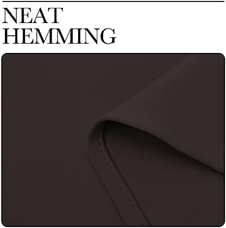 NICETOWN Triple Weave Blackout Curtains, 2 Panels, 42 x 63-in, Toffee Brown - Image 6