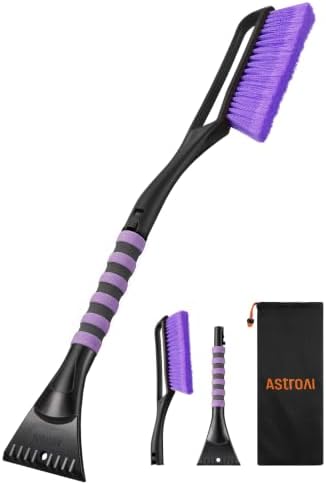 AstroAI 27" 2-in-1 Detachable Snow Brush & Ice Scrapers by AstroAI
