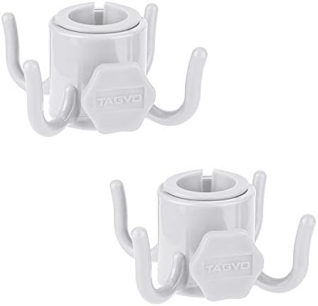 TAGVO Beach Umbrella Hanging Hook, 2 Pack Umbrella Hooks Hanger, 4 Prongs Beach - Image 2