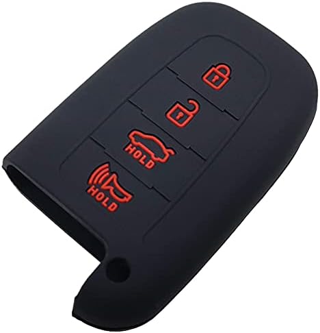 2Pcs Silicone 4 Buttons Key Fob Cover Remote Case Keyless Protector Compatible - Image 4