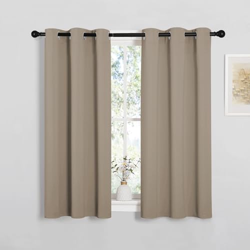 NICETOWN Bedroom Curtain Panels Blackout Draperies, Thermal Insulated Solid by NICETOWN