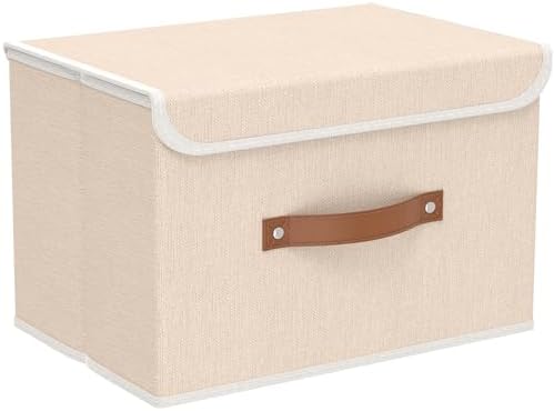 Yawinhe Storage Bins with Lids, 17.7x11.8x11.8in by Yawinhe
