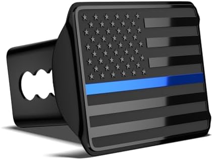 OGYE Heavy American Flag Metal Trailer Hitch Cover - Image 2
