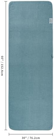POLYTE 380 GSM Poly Blend Microfiber Quick Dry Waffle Bath Towel, 30x60 in - Image 2