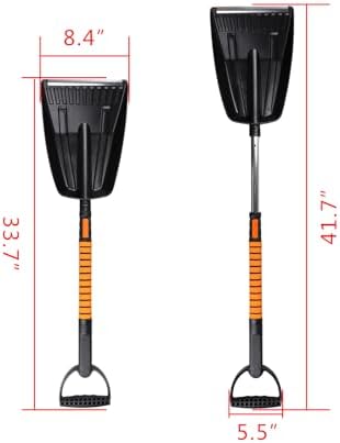 41" Extendable Snow Brush & Ice Scraper - Image 4