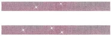 2PCS Bling Car Door Sill Protector, Shiny Crystal Rhinestone Door Edge Entry by Unknown