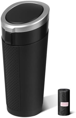 Car Trash Can Bin with Lid by Unknown