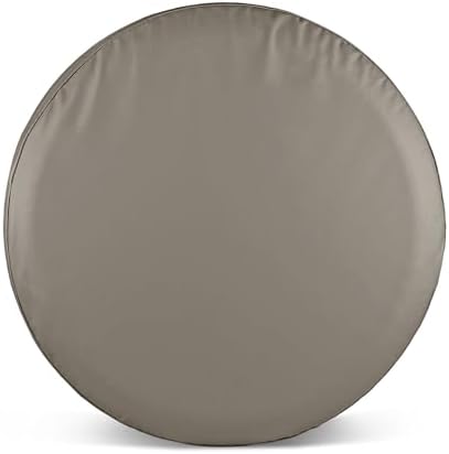 Gray Spare Tire Cover, Waterproof PVC Leather by JaykeJoy