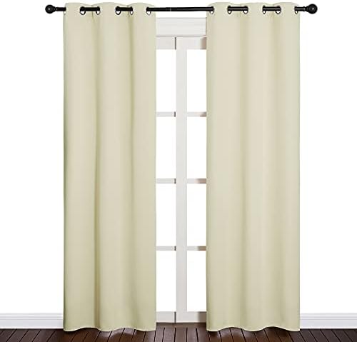 NICETOWN Beige Blackout Curtains - Image 2