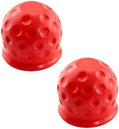2PCS 2 Inch Trailer Hitch Ball Cover Tow Ball Protector Red - Image 7