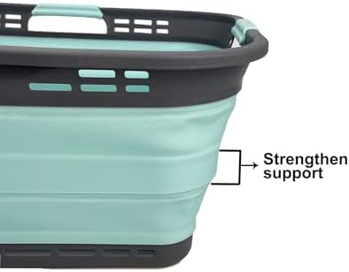 SAMMART 42L Collapsible Plastic Storage Basket - Image 4