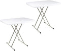 Lavish Home Indoor & Outdoor Portable Folding Table Set of 2 by LavishHomeCollection