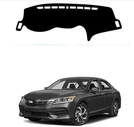 Dashboard Mat Cover for Honda Accord 2014-2017 Nonslip Center Console Sunshield by BOLTRY