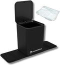 Car Trash Can with Stability Wings – Leakproof Portable Garbage Bin by HAUSSIMPLE