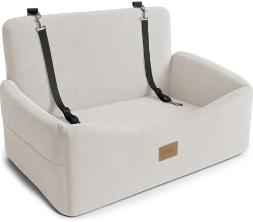 JOEJOY Dog Car Seat for Large Medium Sized Dogs Under 55 lbs, Dog Booster Seat by JOEJOY