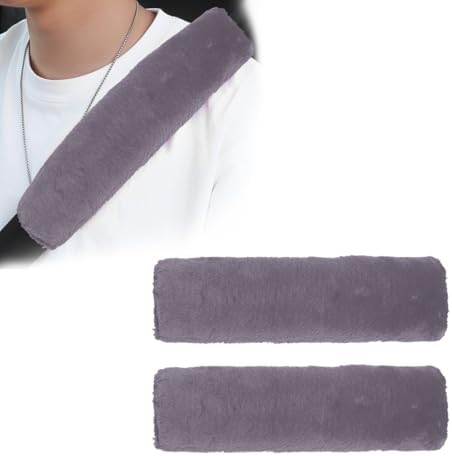 2 PCS Seat Belt Shoulder Pads, Soft Fluffy Plush Seat Belt Shoulder Strap Covers by Unknown