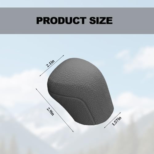 Car Gear Shift Knob Cover, Comfortable Silicone Anti-Skid Vehicle Shifter Stick - Image 2