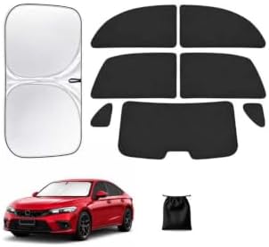 9PCS Car Window Shades for Honda Civic Sedan 2022-2025, Full Set Windshield by Unknown