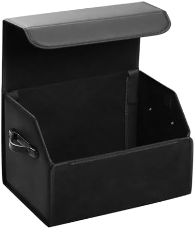 AUTOARK Leather Car Trunk Organizer, Durable Collapsible Adjustable by AUTOARK