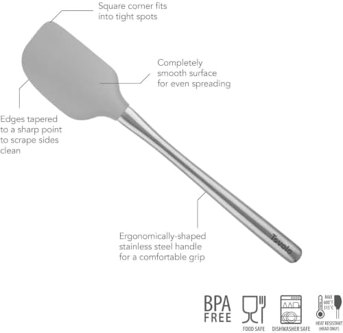 Tovolo Flex-Core Silicone Spatula Metal Handle - Image 2